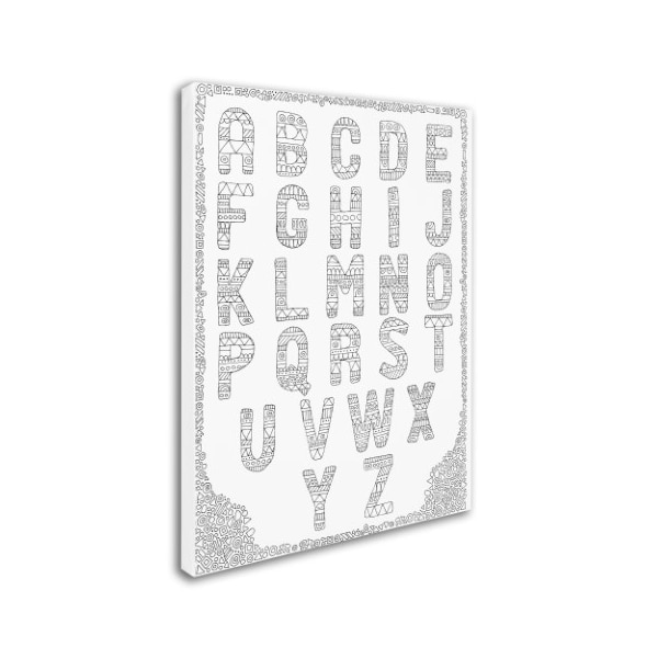 Hello Angel 'Letters & Words 4' Canvas Art,24x32